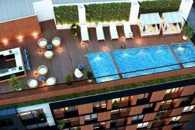 Gallery image of Departamento con hermosa vista, céntrico y piscina in Lima