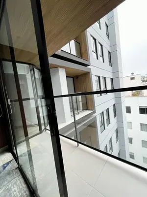a view from the balcony of a building at Departamento amoblado in Lima