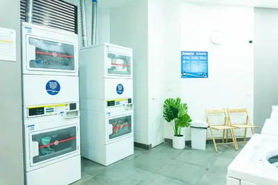 a kitchen with two ovens in a room at 1 Habitación en Apto de 2 habitaciones en Centro Financiero San Isidro in Lima