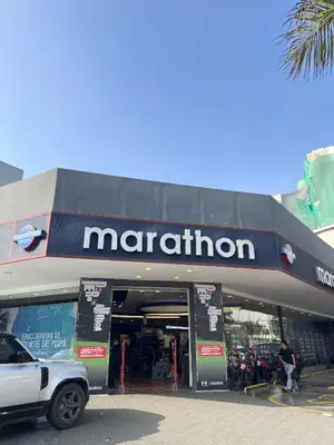 a marriott store with a car parked in front of it at Wonderful apartment Miraflores Kennedy 603A in Lima