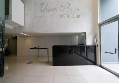a building with a sign that reads winter polds corporation at Luxury Flat Miraflores Pool Gym Fast WiFi Balcony in Lima