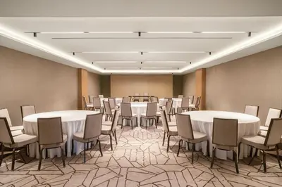 a conference room with tables and chairs in it at InterContinental Real Lima Miraflores by IHG in Lima