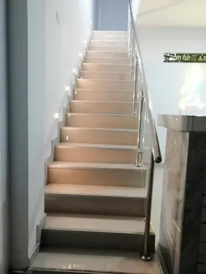 a set of stairs in a building at Loft and reception RISHEL in Chincha