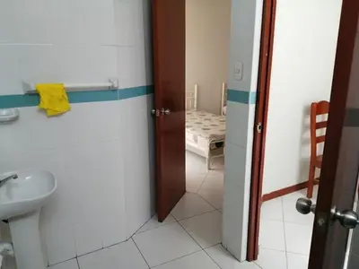 a bathroom with a sink and a toilet at Apartamento en Ayacucho in Ayacucho