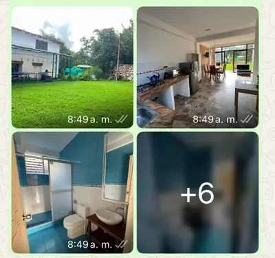 a collage of four pictures of a house at Lofts Illawasi in Urubamba