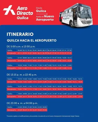 a flyer for a tour bus in turkey at Aero- apartamento in Lima