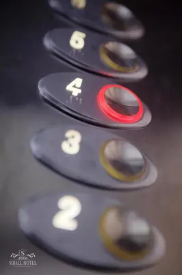 a close up of three remote controls with numbers on them at Siball Hotel in Abancay