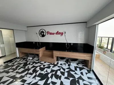 a room with a pay day sign on the wall at Premium apartment in Miraflores with rooftop pool in Lima