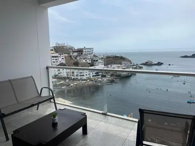 Gallery image of Departamento único con vista al mar y terraza in San Bartolo