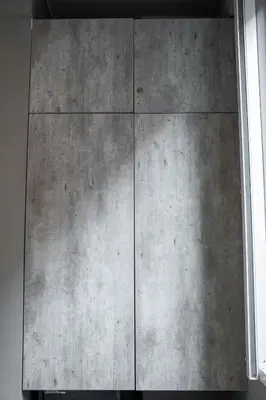 a large concrete floor with a window on it at Olivar House Hotel in Lima