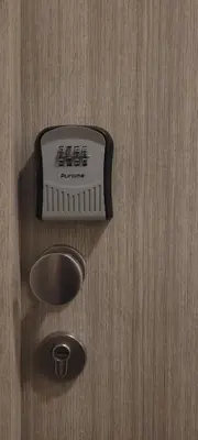 a close up of a door with a door handle at Loft de Luxe - cerca a San Borja & San Isidro in Lima