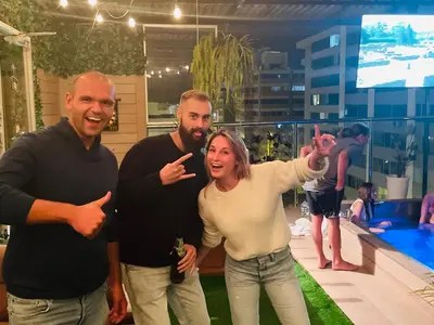 a group of three people posing for a picture at Alpes Lima Kennedy Hostel in Lima