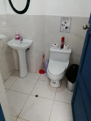 a bathroom with a toilet and a sink at Carlos Guest House 3 Cusco in Cusco