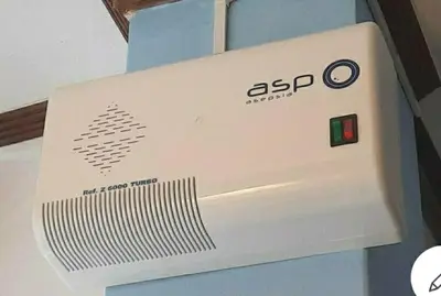 a close up of a white box on a table at Británico en Miraflores & primer piso, 3 dormitorios in Lima