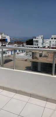 a view of a city from the roof of a building at El Refugio in Punta Hermosa