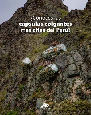 a group of boats on a mountain side at Vertical Sky Suites in Ollantaytambo