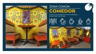 a picture of a room with a table and chairs at Casa Sucre Ayacucho in Ayacucho