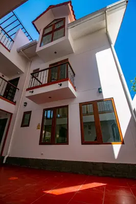 a view of the outside of a house at Saska Boutique Hotel in Cusco