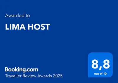a screenshot of the linn naost travel review awards at LIMA HOST in Lima