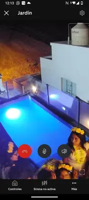 a picture of a swimming pool in a room at Casa en cineguilla in Cieneguilla